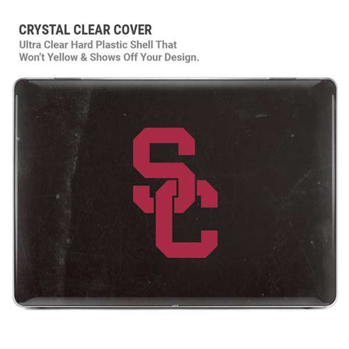 University of Southern California USC Black Distressed MacBook Air 15in (2023-2025) Case plus Skin