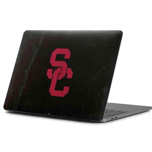 University of Southern California USC Black Distressed Apple MacBook Pro 13-inch Skin