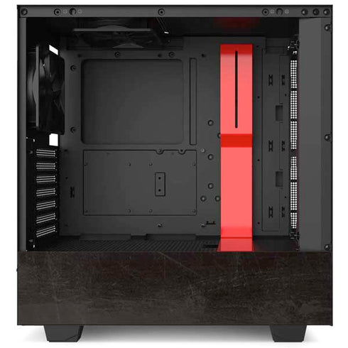 University of Southern California USC Black Distressed NZXT H510 Compact ATX Mid-Tower Case Skin