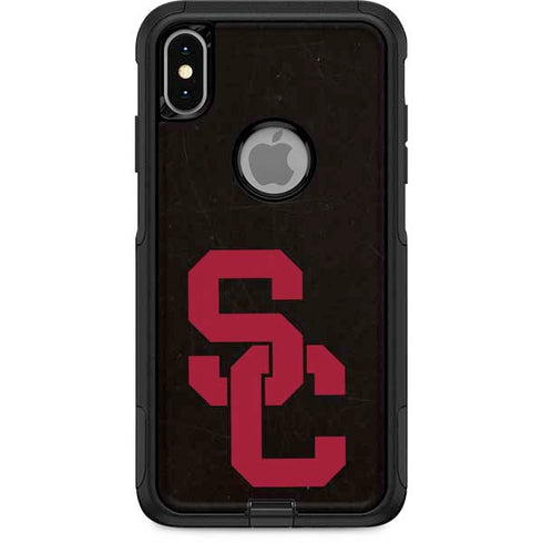University of Southern California USC Black Distressed Otterbox Commuter iPhone Skin