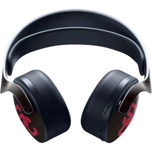 University of Southern California USC Black Distressed PULSE 3D Wireless Headset for PS5 Skin