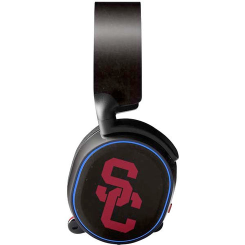 University of Southern California USC Black Distressed SteelSeries Arctis 3 Skin