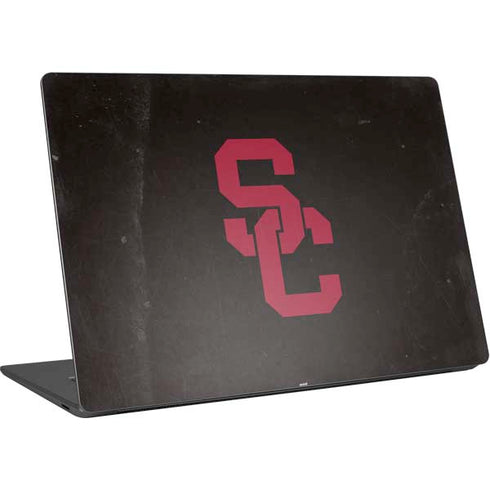 University of Southern California USC Black Distressed Surface Laptop 4 15in Skin
