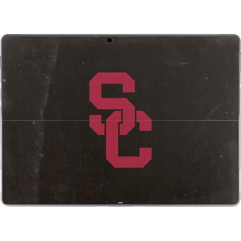 University of Southern California USC Black Distressed Surface Pro 9 Skin