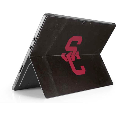 University of Southern California USC Black Distressed Surface Pro 9 Skin