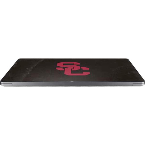 University of Southern California USC Black Distressed Universal Laptop 12in (9.8 x 6.8in) Skin