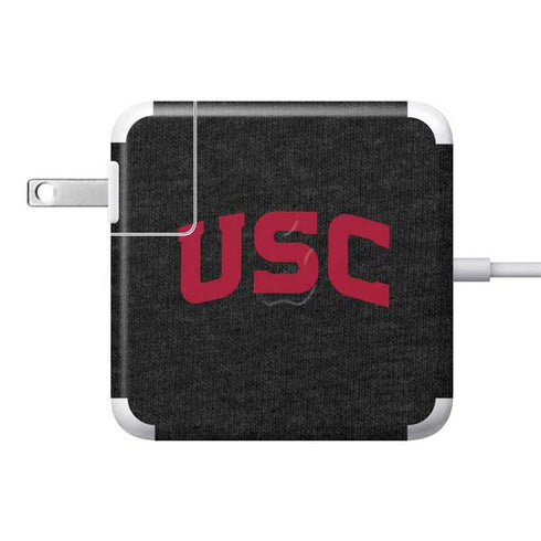 University of Southern California USC Bold Logo 85W Power Adapter (15 and 17 inch MacBook Pro Charger) Skin
