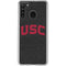 University of Southern California USC Bold Logo Galaxy A21 Clear Case