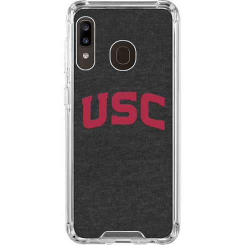 University of Southern California USC Bold Logo Galaxy A30 Clear Case