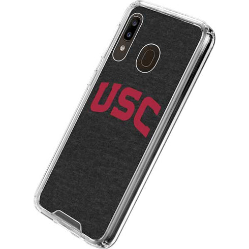 University of Southern California USC Bold Logo Galaxy A30 Clear Case