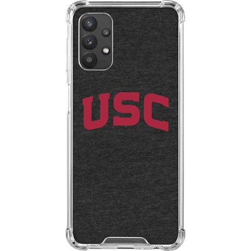 University of Southern California USC Bold Logo Galaxy A32 5G Clear Case
