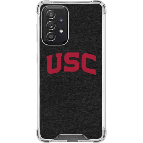 University of Southern California USC Bold Logo Galaxy A52 5G Clear Case