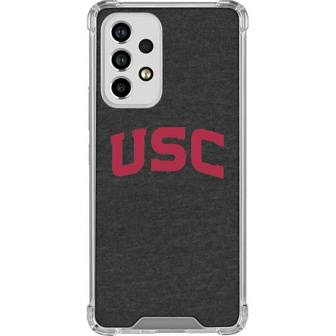 University of Southern California USC Bold Logo Galaxy A53 5G Clear Case