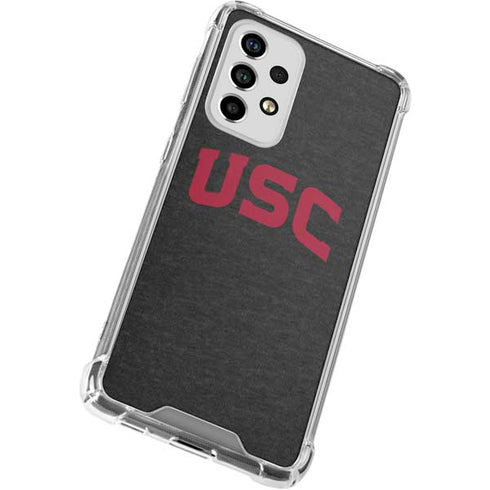University of Southern California USC Bold Logo Galaxy A53 5G Clear Case