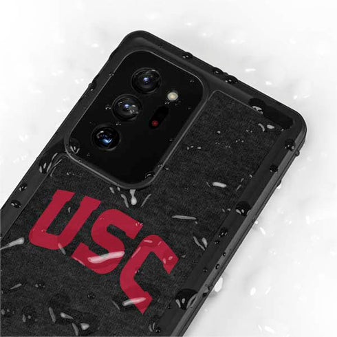 University of Southern California USC Bold Logo Galaxy Note20 Ultra 5G Waterproof Case