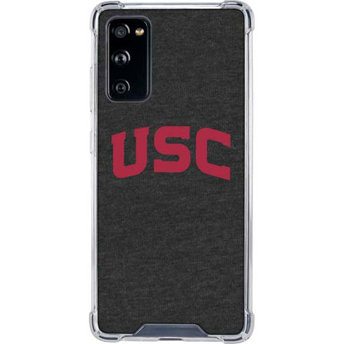 University of Southern California USC Bold Logo Galaxy S20 FE Clear Case