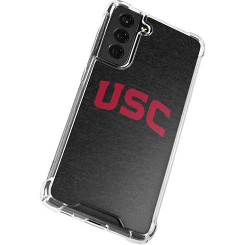 University of Southern California USC Bold Logo Galaxy S21 FE Clear Case