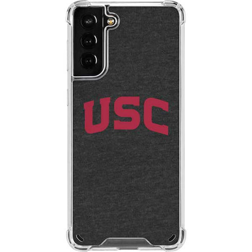 University of Southern California USC Bold Logo Galaxy S21 Plus 5G Clear Case
