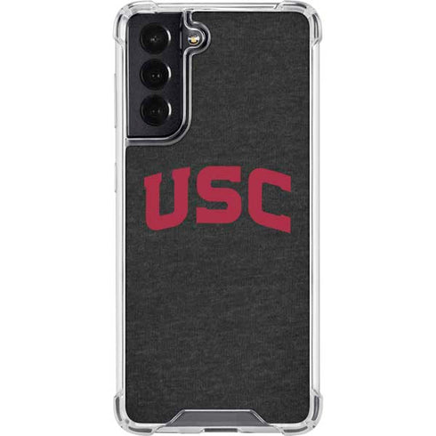 University of Southern California USC Bold Logo Galaxy S22 Clear Case