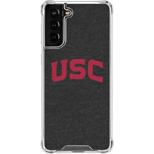 University of Southern California USC Bold Logo Galaxy S22 Plus Clear Case