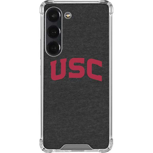 University of Southern California USC Bold Logo Galaxy S23 Clear Case