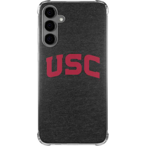University of Southern California USC Bold Logo Galaxy S24 Plus Clear Case