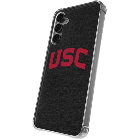 University of Southern California USC Bold Logo Galaxy S24 Plus Clear Case