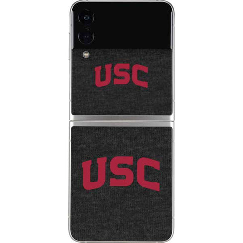 University of Southern California USC Bold Logo Galaxy Z Flip3 5G Skin