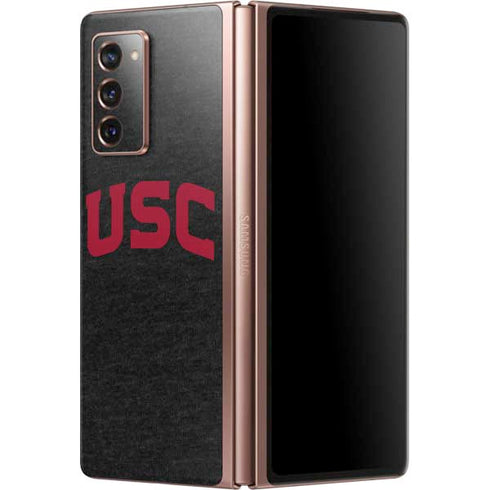 University of Southern California USC Bold Logo Galaxy Z Fold2 5G Skin
