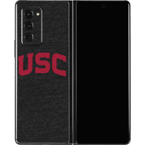 University of Southern California USC Bold Logo Galaxy Z Fold2 5G Skin