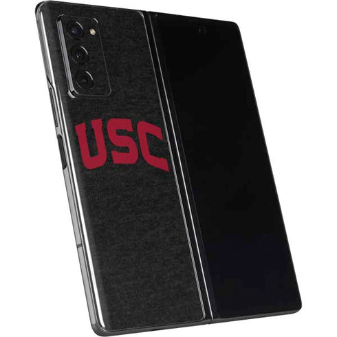 University of Southern California USC Bold Logo Galaxy Z Fold2 5G Skin