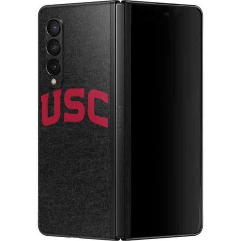 University of Southern California USC Bold Logo Galaxy Z Fold3 5G Skin