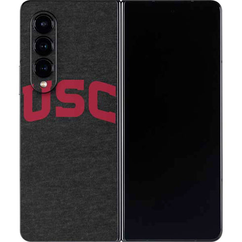 University of Southern California USC Bold Logo Galaxy Z Fold4 5G Skin