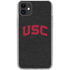 University of Southern California USC Bold Logo iPhone 11 Clear Case