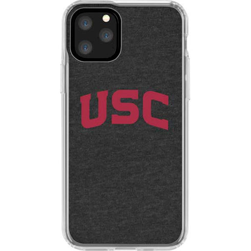 University of Southern California USC Bold Logo iPhone 11 Pro Clear Case