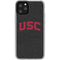 University of Southern California USC Bold Logo iPhone 11 Pro Clear Case