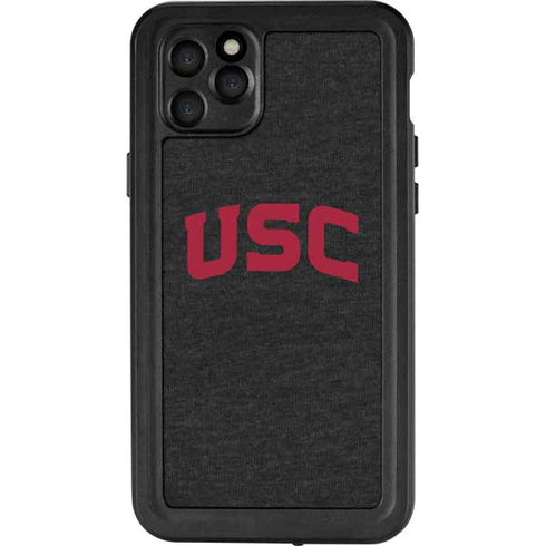 University of Southern California USC Bold Logo iPhone 11 Pro Max Waterproof Case
