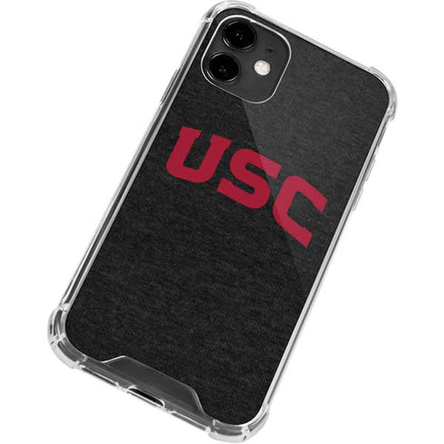 University of Southern California USC Bold Logo iPhone 12 Clear Case