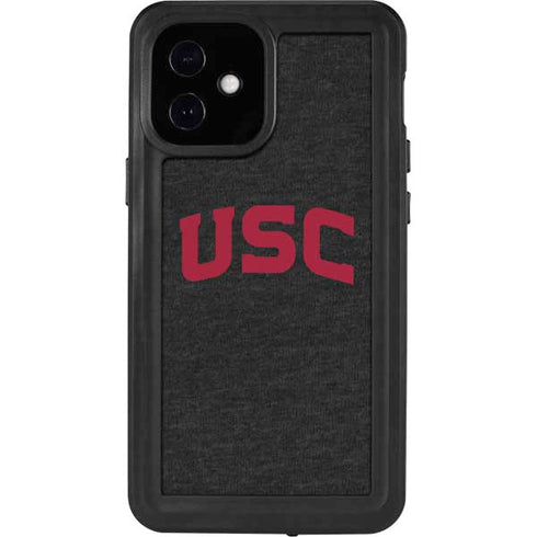 University of Southern California USC Bold Logo iPhone 12 Mini Waterproof Case