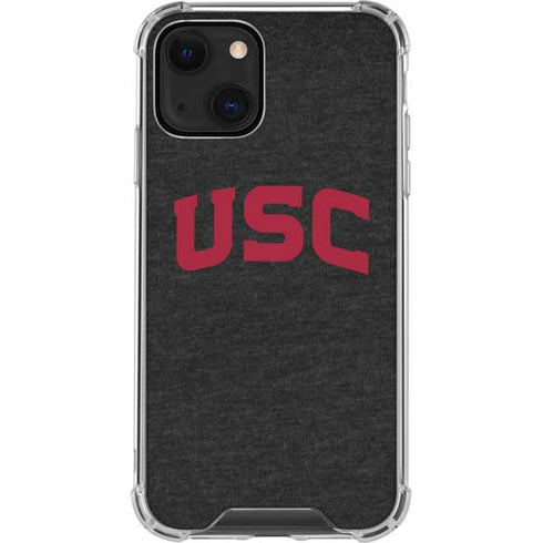 University of Southern California USC Bold Logo iPhone 13 Clear Case