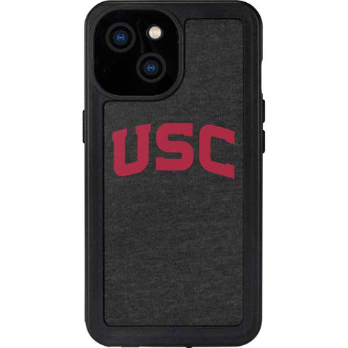 University of Southern California USC Bold Logo iPhone 13 Mini Waterproof Case