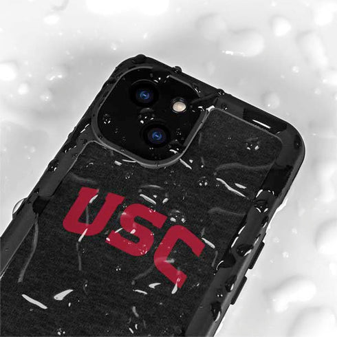 University of Southern California USC Bold Logo iPhone 13 Mini Waterproof Case