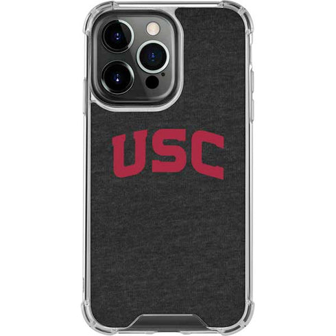 University of Southern California USC Bold Logo iPhone 13 Pro Clear Case