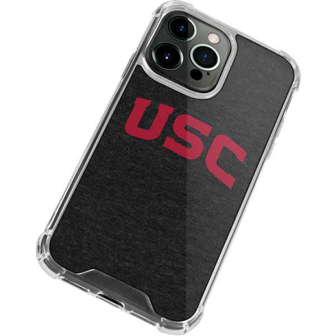 University of Southern California USC Bold Logo iPhone 13 Pro Clear Case