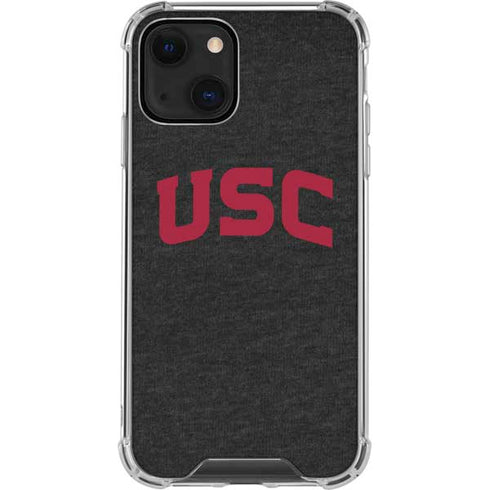University of Southern California USC Bold Logo iPhone 14 Clear Case