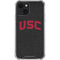 University of Southern California USC Bold Logo iPhone 14 Plus Clear Case