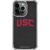 University of Southern California USC Bold Logo iPhone 14 Pro Clear Case