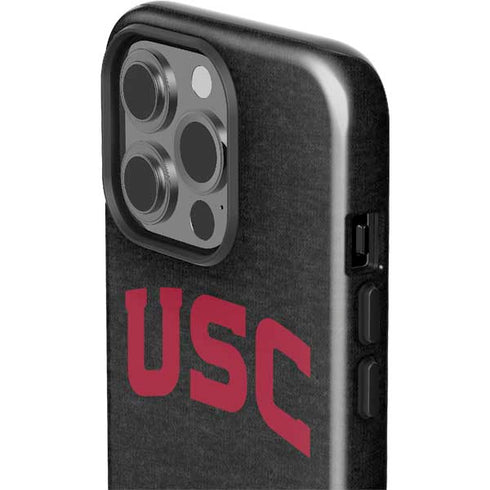 University of Southern California USC Bold Logo iPhone 14 Pro Impact Case