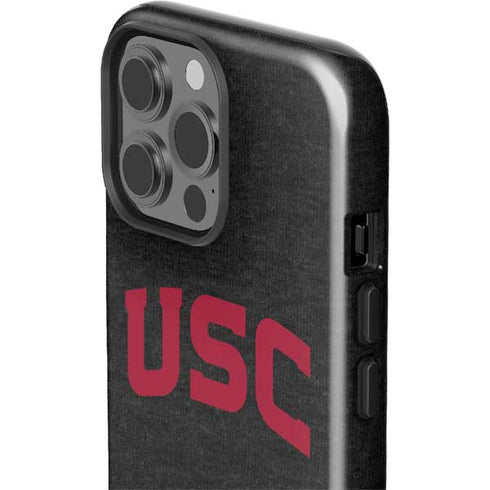 University of Southern California USC Bold Logo iPhone 15 Pro Max Impact Case