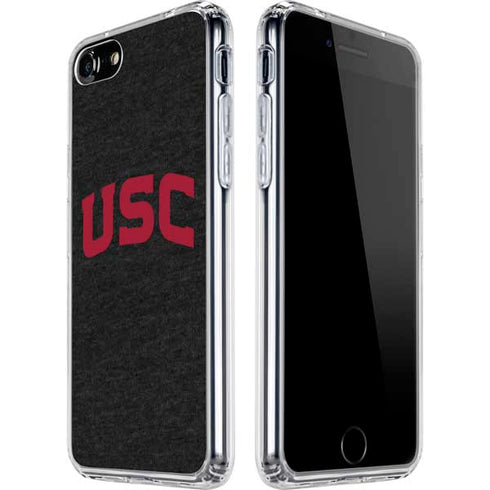 University of Southern California USC Bold Logo iPhone SE (2nd & 3rd Gen) Clear Case